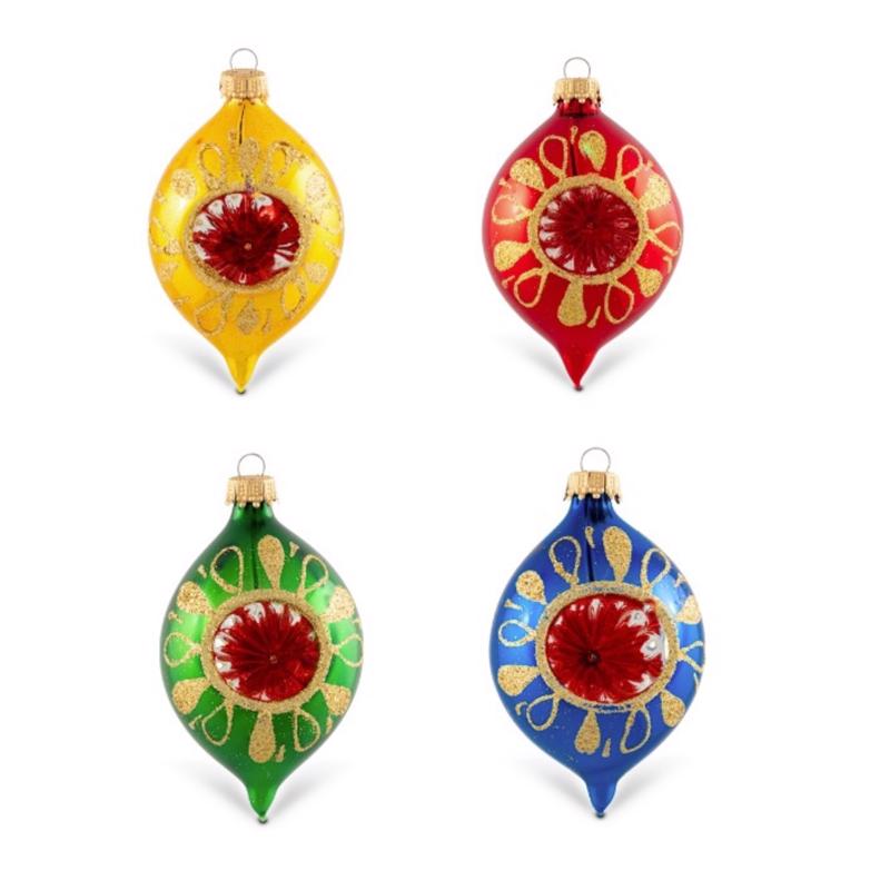 Krebs Assorted Crown Caps Ornaments, Pack of 12