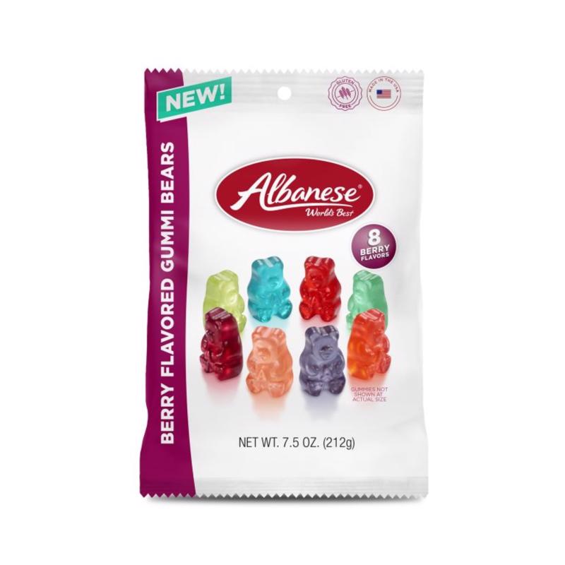 Albanese Berry Gummi Bears 7.5 oz, Pack of 12