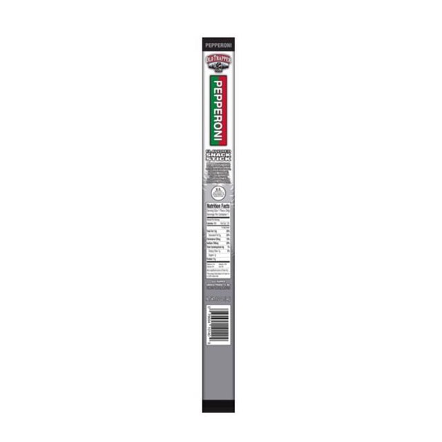 Old Trapper Pepperoni Snack Stick 1.2 oz Shrink Wrapped, Pack of 24