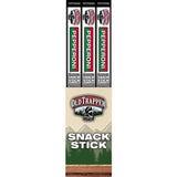 Old Trapper Pepperoni Snack Stick 1.2 oz Shrink Wrapped, Pack of 24