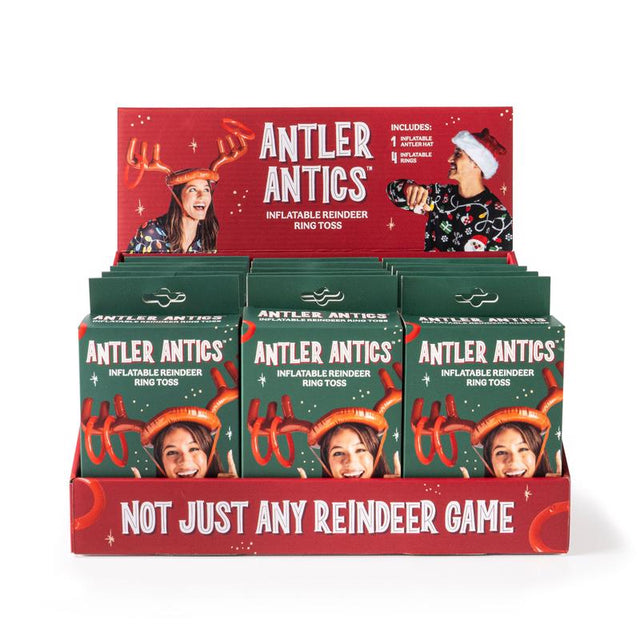 Antler Antics Reindeer Inflatable Game Brown/Orange, Pack of 15