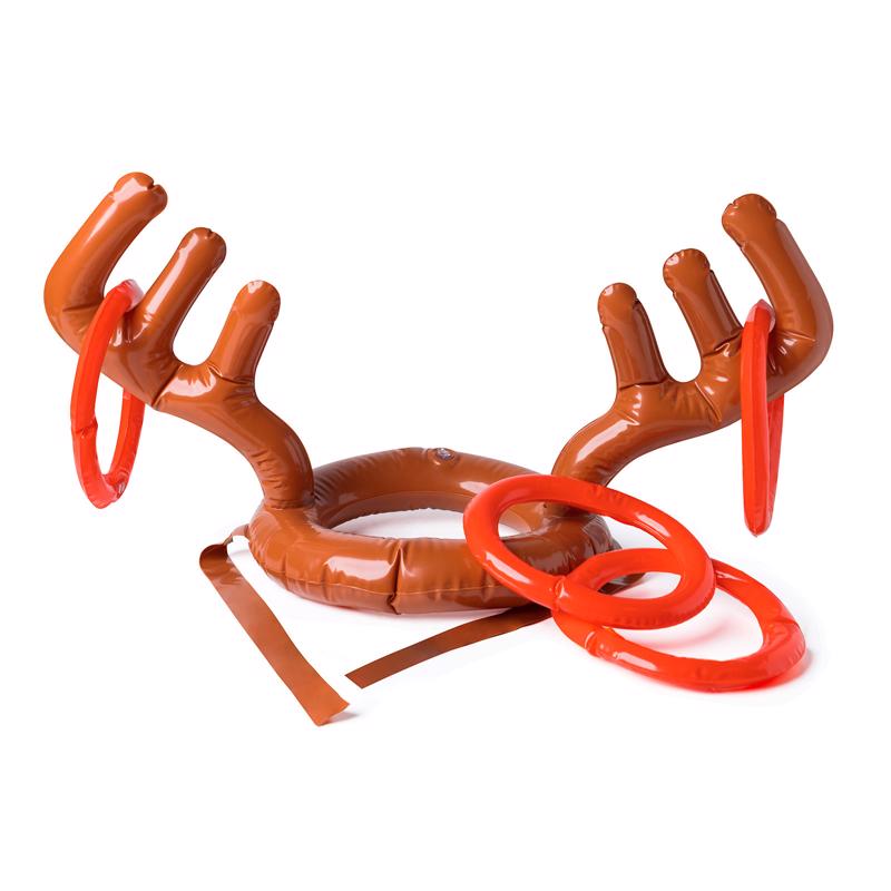 Antler Antics Reindeer Inflatable Game Brown/Orange, Pack of 15