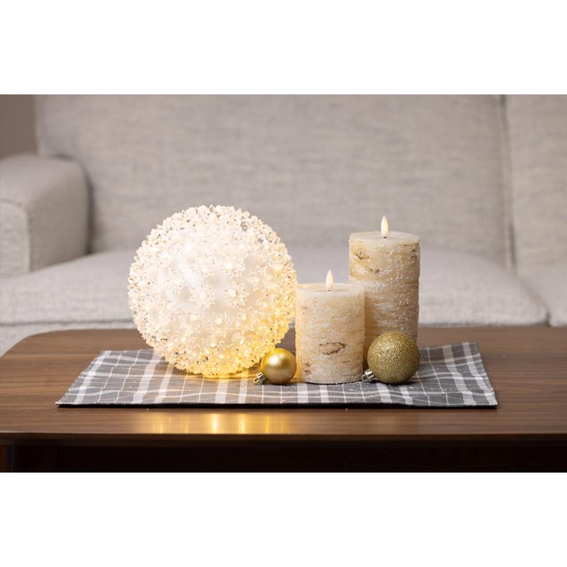 Celebrations Christmas LED Multi Starlight Sphere 6 in. Hanging Decor