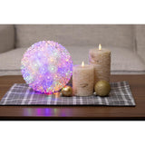 Celebrations Christmas LED Multi Starlight Sphere 6 in. Hanging Decor