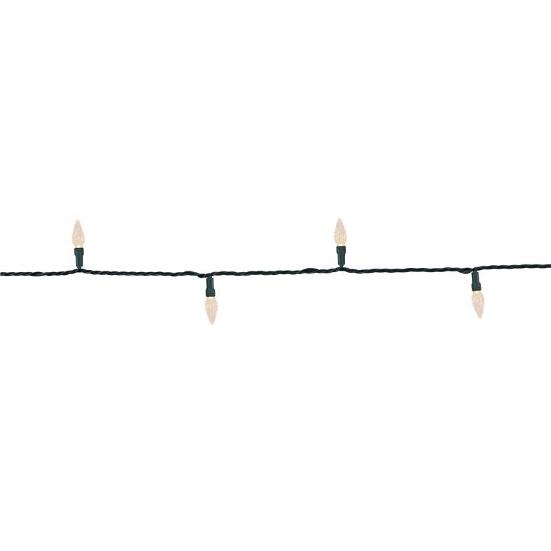 Celebrations Platinum LED C6 Warm White 50 ct String Christmas Lights