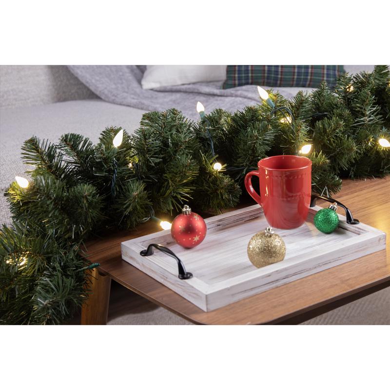 Celebrations Platinum LED C6 Warm White 50 ct String Christmas Lights