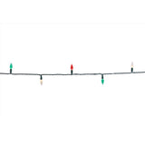Celebrations Platinum LED C6 Red/Green/Pure White 50 ct String Christmas Lights