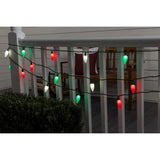 Celebrations Platinum LED C9 Red/Green/Pure White 25 ct String Christmas Lights 16 ft.