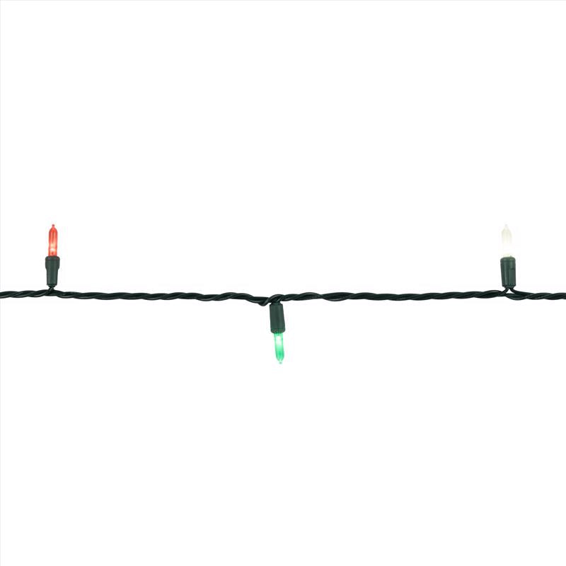 Celebrations Platinum LED T5 Red/Green/Pure White 50 ct String Christmas Lights