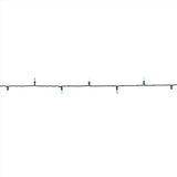 Celebrations Platinum LED T5 Red/Green/Pure White 50 ct String Christmas Lights