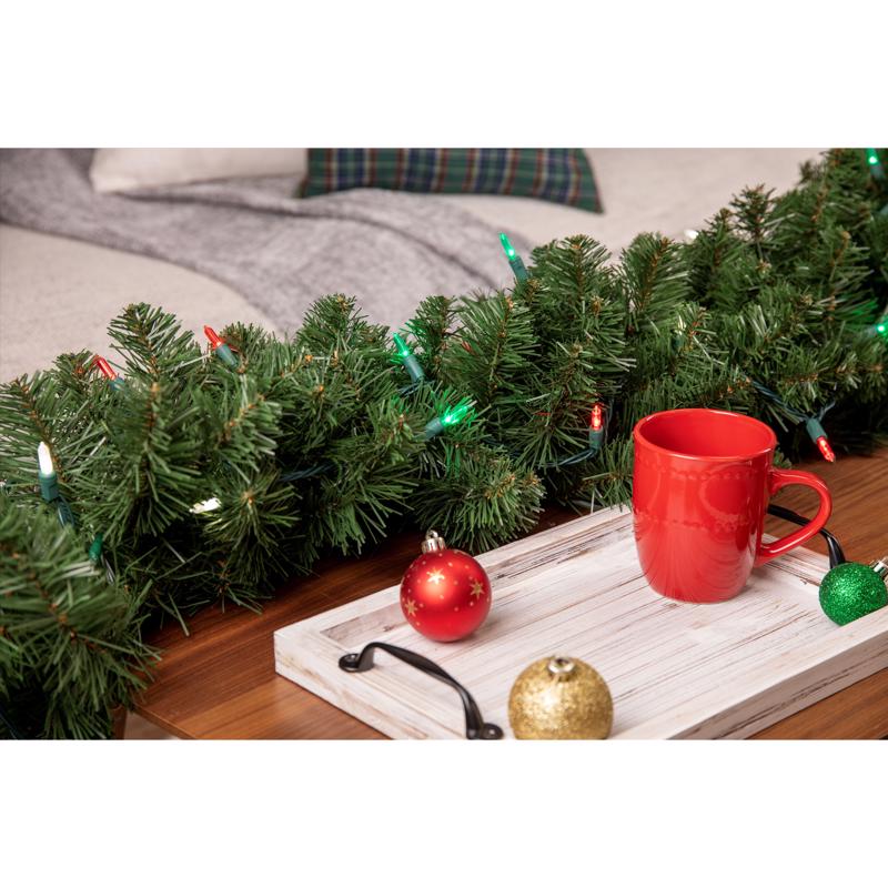 Celebrations Platinum LED T5 Red/Green/Pure White 50 ct String Christmas Lights