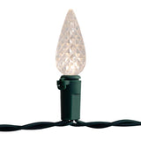 Celebrations Platinum LED C6 Multicolored/Warm White 150 ct String w/ Powerbank Christmas Lights