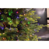 Holiday Bright Lights 1-2 Tree 7-1/2 ft. Pencil LED 900 ct Emerald Pine Sparkle Christmas Tree