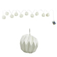 Alpine Warm White 10 ct LED Pumpkin String Lights, Pack of 4