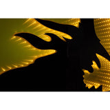Celebrations Orange 32 in. LED Infinity Witch Hanging Decor