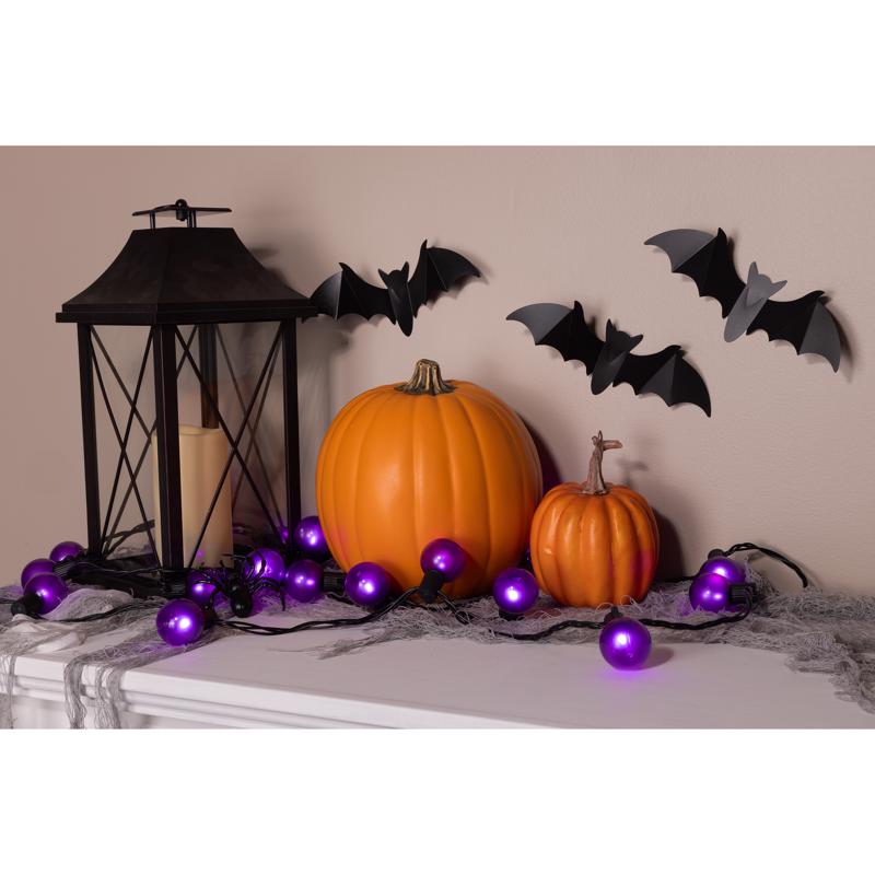 Celebrations Purple 25 ct LED Smooth Frosted Halloween Lights