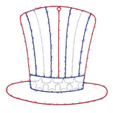 Celebrations Patriotic Silhouette Window Decor Metal 1 pk