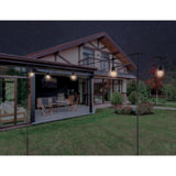 Belle Luci LED Patio Light Pole String Light Hanging Kit 108 in.