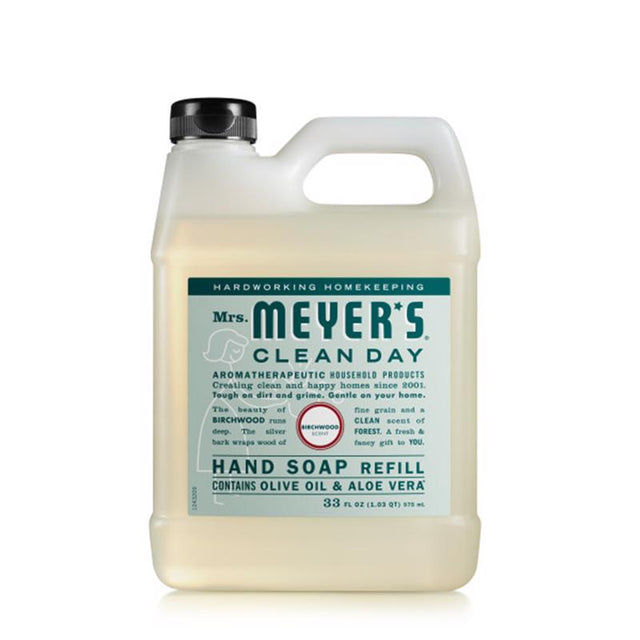Mrs. Meyer's Clean Day Birchwood Scent Liquid Hand Soap 33 oz, Pack of 6