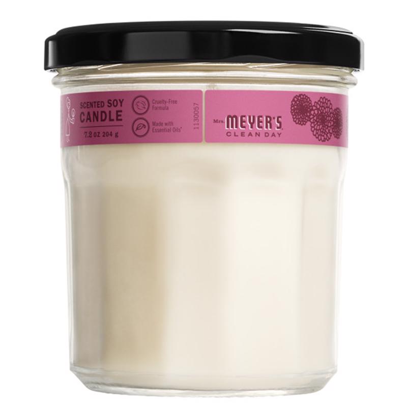 Mrs. Meyer's Clean Day White Mum Scent Candle 7.2 oz, Pack of 6
