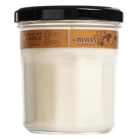 Mrs. Meyer's Clean Day White Acorn Spice Scent Candle 7.2 oz, Pack of 6