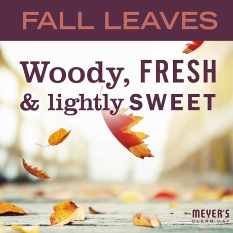 Mrs. Meyer's Clean Day White Fall Leaves Scent Candle 7.2 oz, Pack of 6