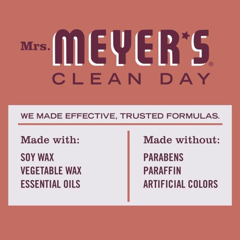 Mrs. Meyer's Clean Day White Fall Leaves Scent Candle 7.2 oz, Pack of 6
