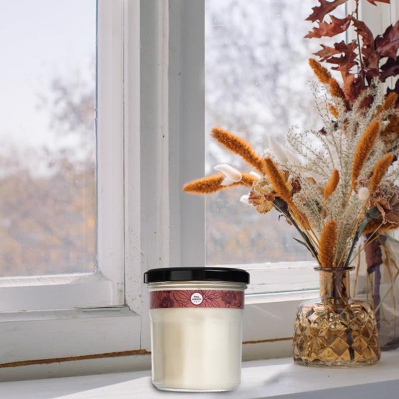 Mrs. Meyer's Clean Day White Fall Leaves Scent Candle 7.2 oz, Pack of 6