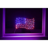 Celebrations Patriotic Flag Silhouette Window Decor Metal 1 pk, Pack of 8