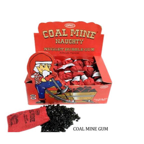 Espeez Coal Mine Naughty Nugget Chewing Gum 1 pk 2 oz, Pack of 24