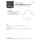 Celebrations Shamrock Silhouette Window Decor Metal 1 pk
