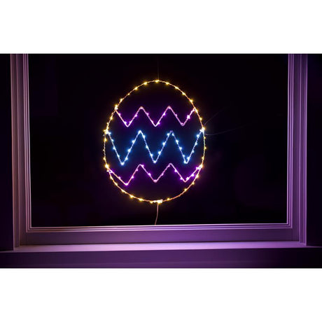 Celebrations Easter Egg Silhouette Window Decor Metal 1 pk