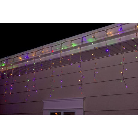 Celebrations LED Rice Multicolored/Warm White 200 ct Icicle Christmas Lights