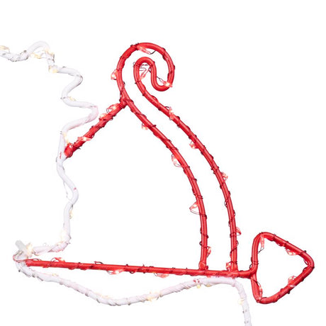 Celebrations Cupid Silhouette Window Decor Metal 1 pk