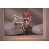 Celebrations Cupid Silhouette Window Decor Metal 1 pk