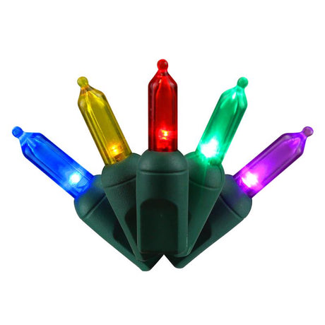 Celebrations LED T5 Multicolored 5 ct Replacement Christmas Light Bulbs, Pack of 12