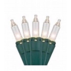 Celebrations Incandescent T5 Clear 5 ct Replacement Christmas Light Bulbs, Pack of 8