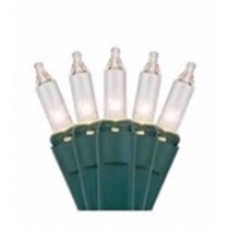Celebrations Incandescent T5 Clear 5 ct Replacement Christmas Light Bulbs, Pack of 8