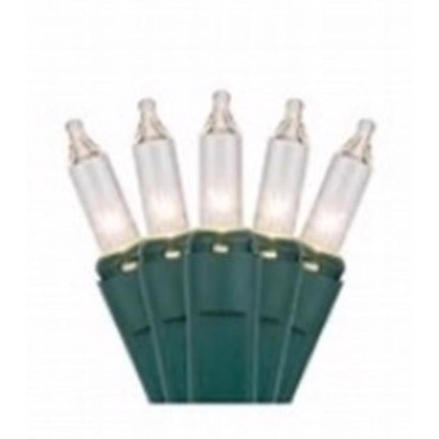 Celebrations Incandescent T5 Clear 5 ct Replacement Christmas Light Bulbs, Pack of 8