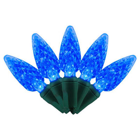 Celebrations LED C6 Blue 5 ct Replacement Christmas Light Bulbs, Pack of 12