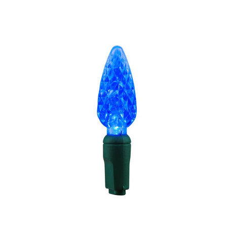 Celebrations LED C6 Blue 5 ct Replacement Christmas Light Bulbs, Pack of 12