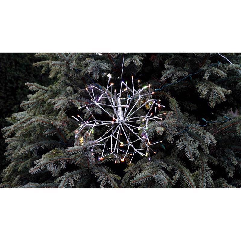 Celebrations LED Multi Shimmering Sphere 20 in. Hanging Decor