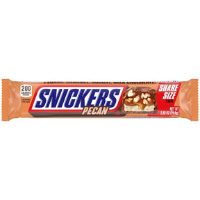 Snickers Share Size Pecan Candy Bar 2.82 oz, Pack of 24