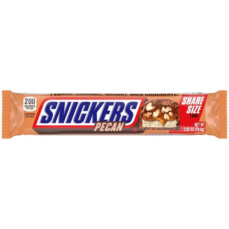 Snickers Share Size Pecan Candy Bar 2.82 oz, Pack of 24