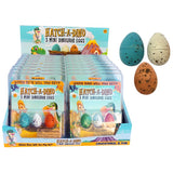 Zorbitz Mini Dinosaur Eggs Toy Multicolored 3 pc, Pack of 18