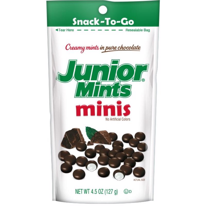 Junior Mints Minis Candy 4.5 oz, Pack of 12