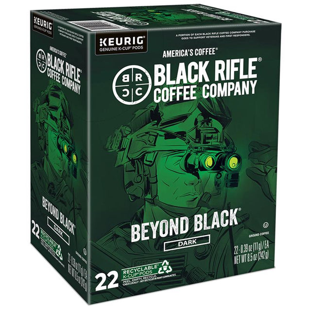 Black Rifle Coffee Company Beyond Black Coffee K-Cups 22 pk, Pack of 4