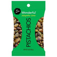 Wonderful No Shell Jalapeno Lime Pistachios 2.25 oz Bagged, Pack of 8