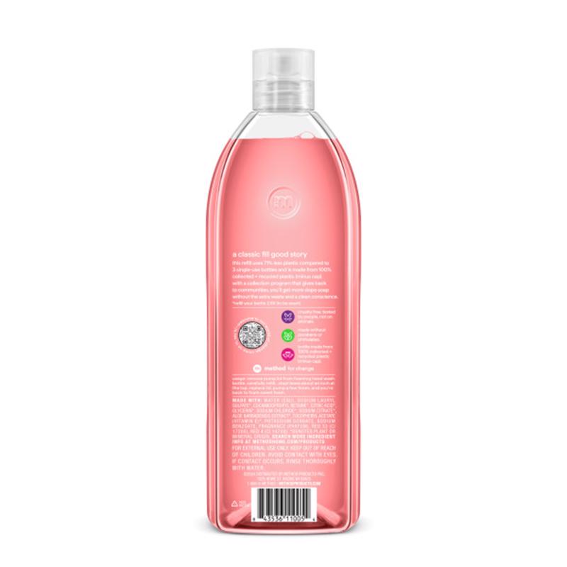 Method Pink Grapefruit Scent Foam Hand Wash 28 oz, Pack of 4