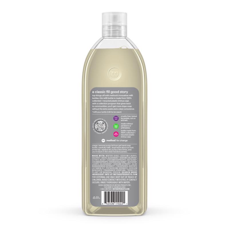 Method Vetiver & Amber Scent Gel Hand Wash 34 oz, Pack of 4